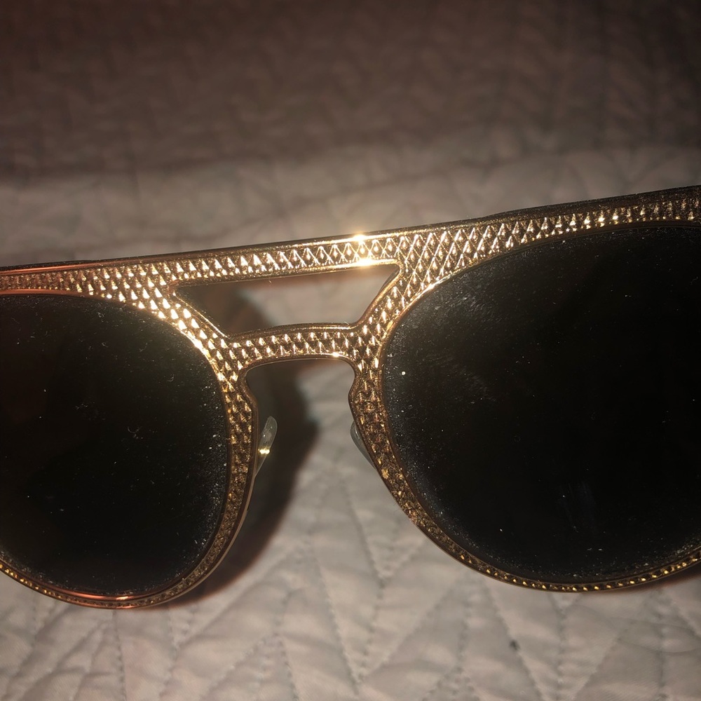 Versace sunglasses gold and black